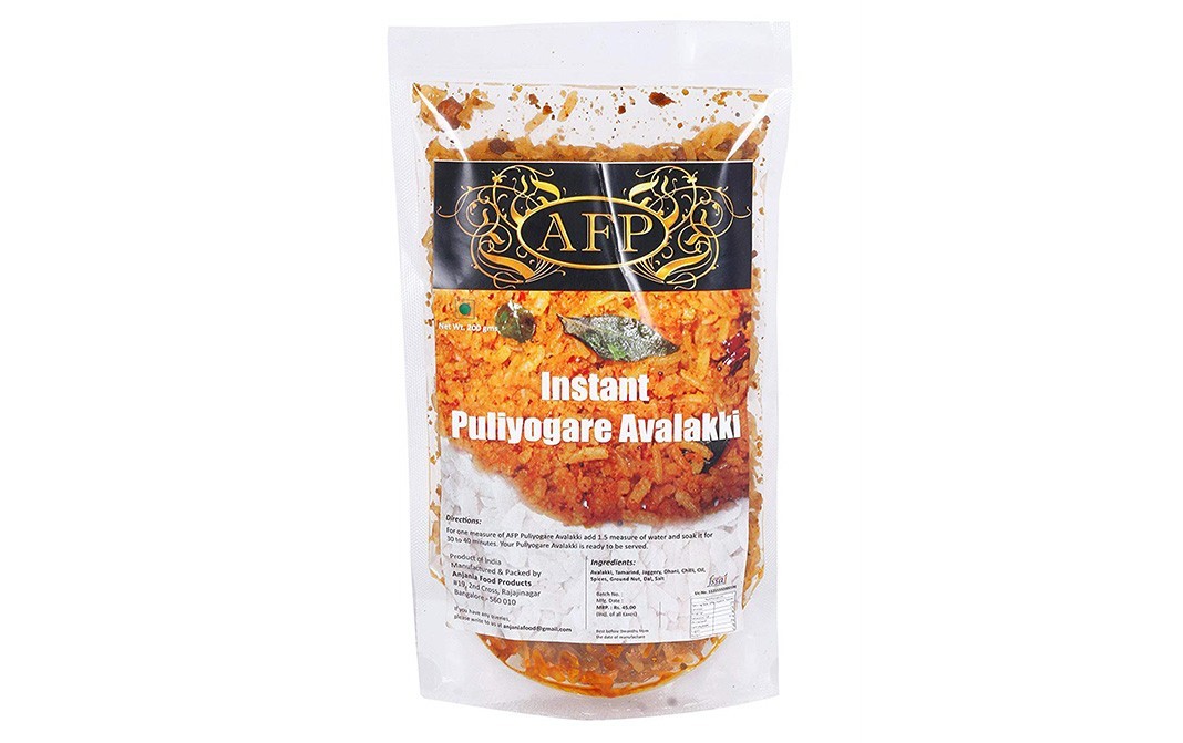 AFP Instant Puliyogare Avalakki    Pack  200 grams